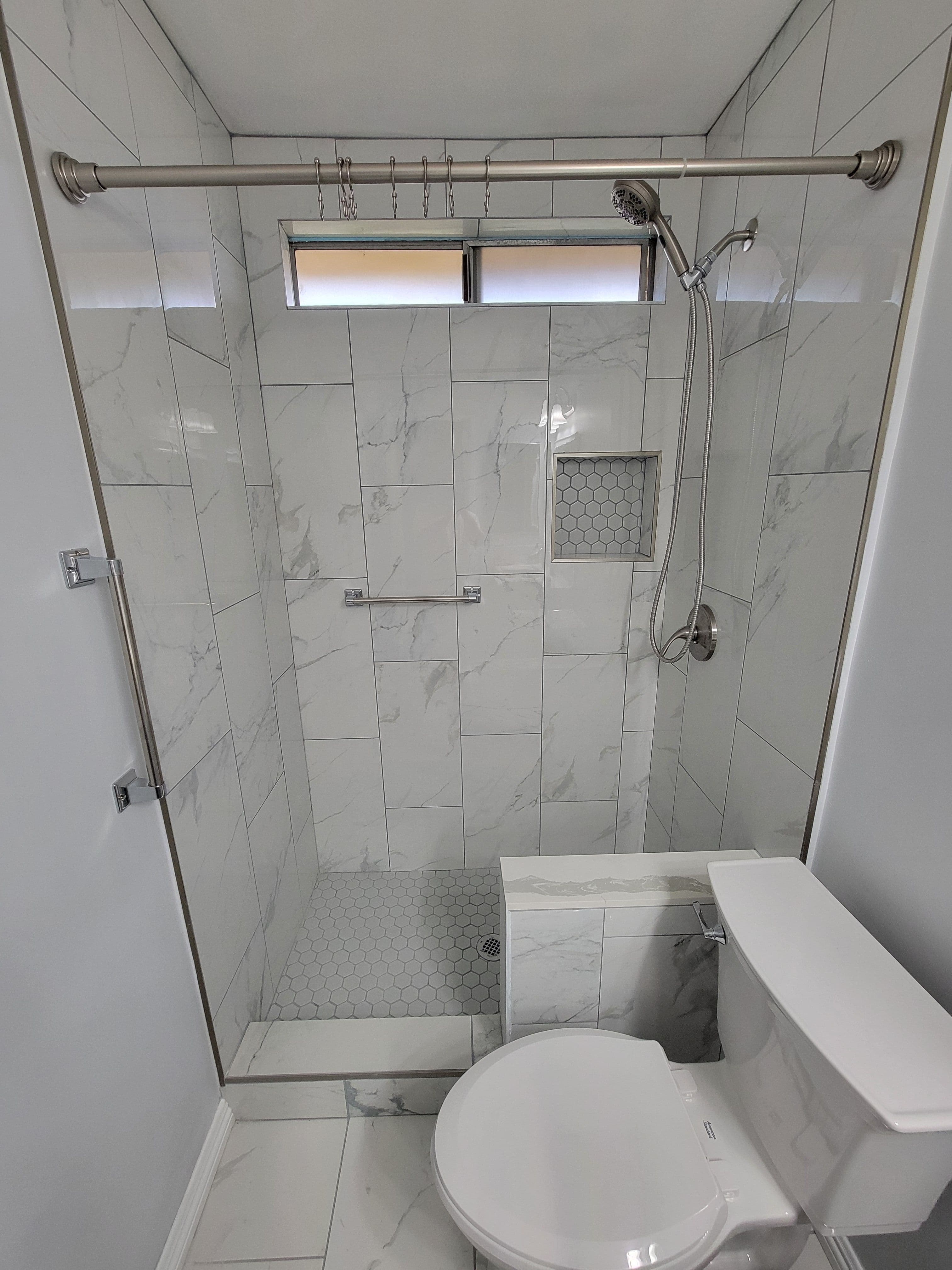 Project Bathroom Renovation with Elegant Marble Finishes image