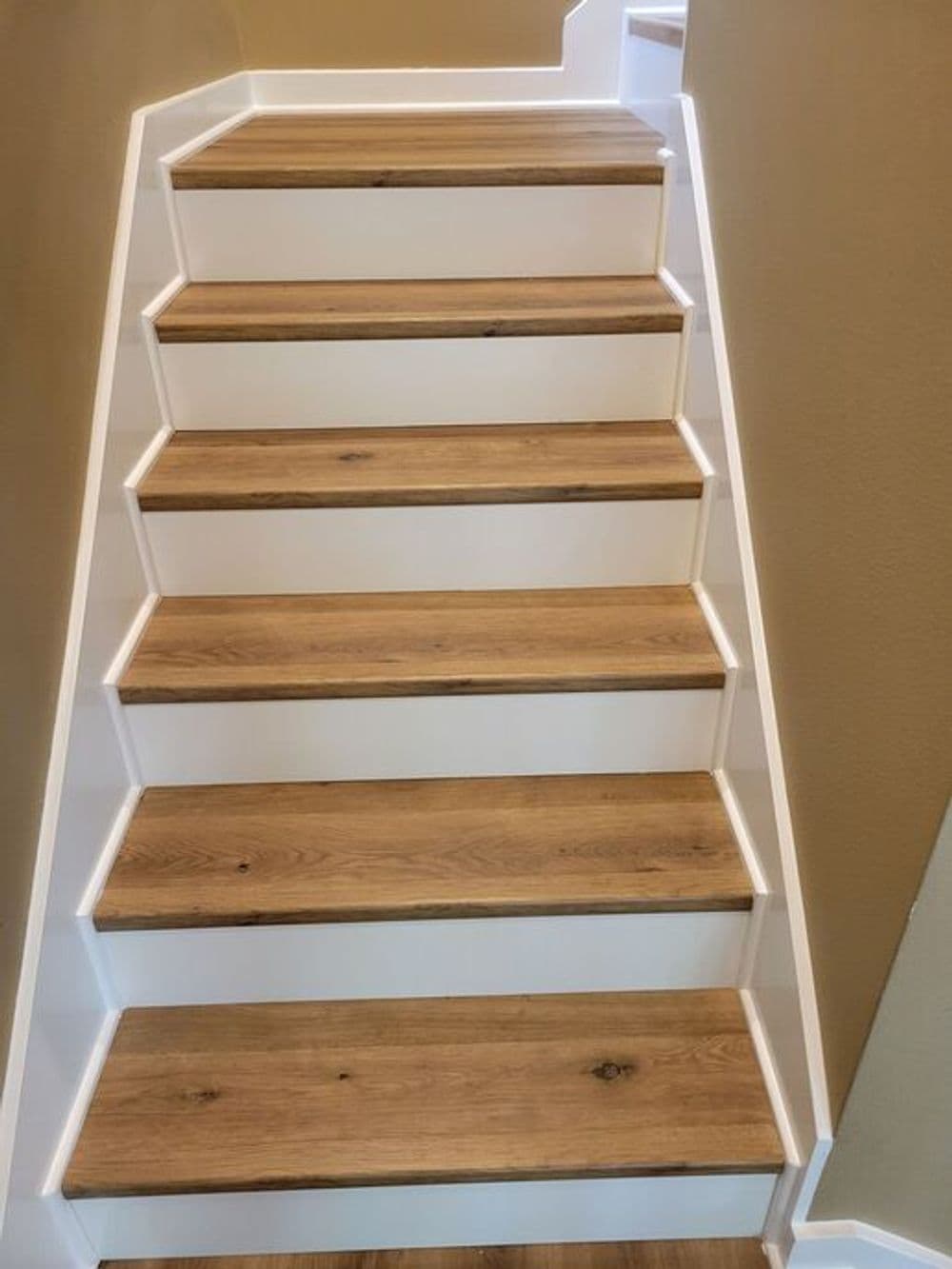 Gallery photos for Carpet Removed, Hardwood Flooring Installed on Stairs: Image #2