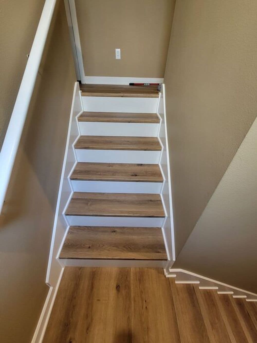 Gallery photos for Carpet Removed, Hardwood Flooring Installed on Stairs: Image #3